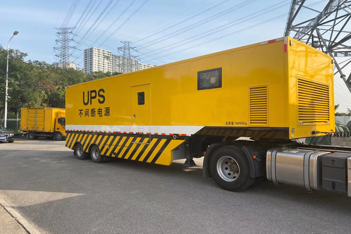 临武发电机租赁施工现场